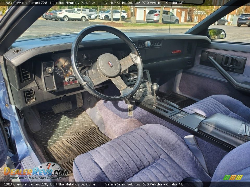 Dark Blue Interior - 1983 Chevrolet Camaro Z28 Photo #8