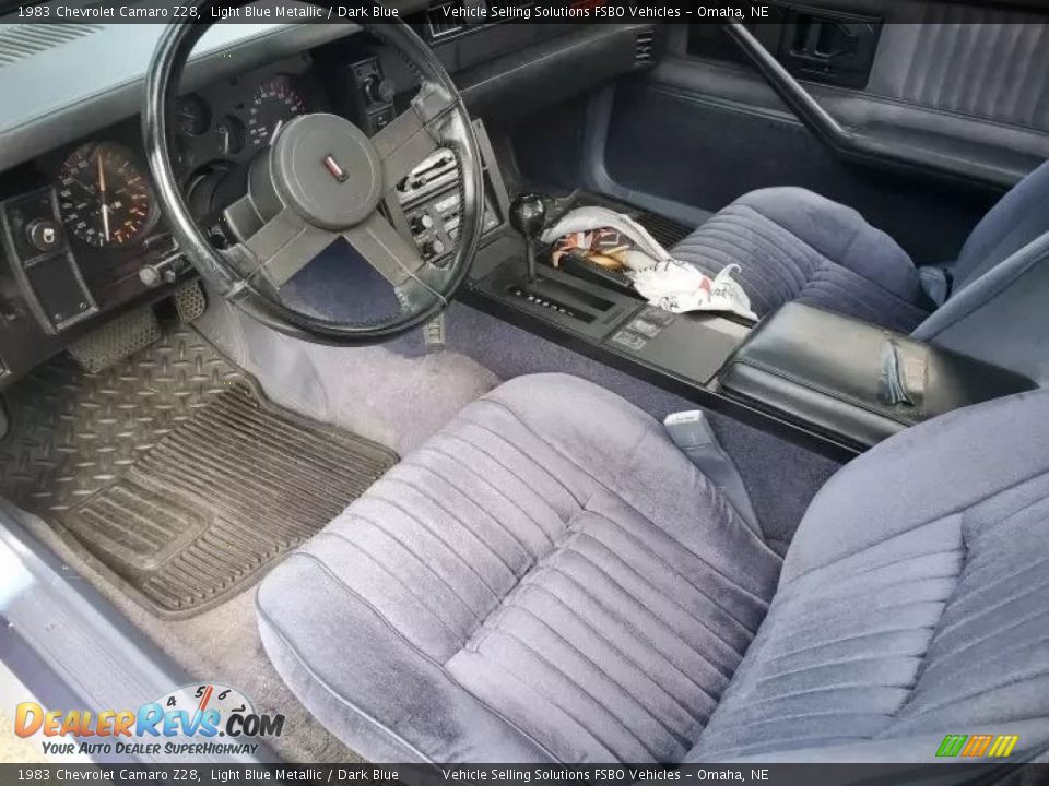 Dark Blue Interior - 1983 Chevrolet Camaro Z28 Photo #9