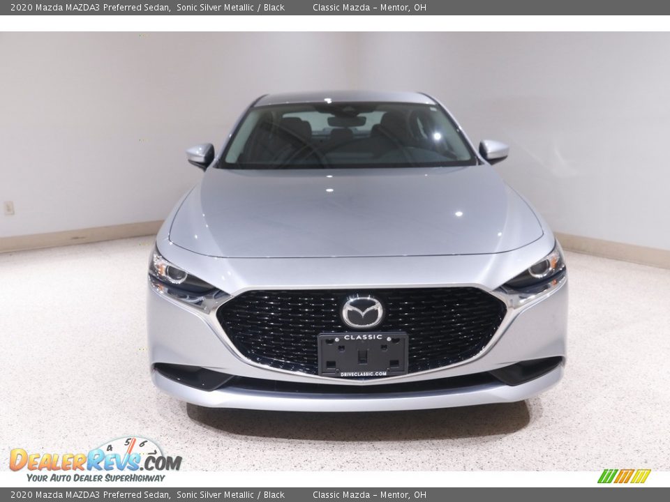 2020 Mazda MAZDA3 Preferred Sedan Sonic Silver Metallic / Black Photo #2