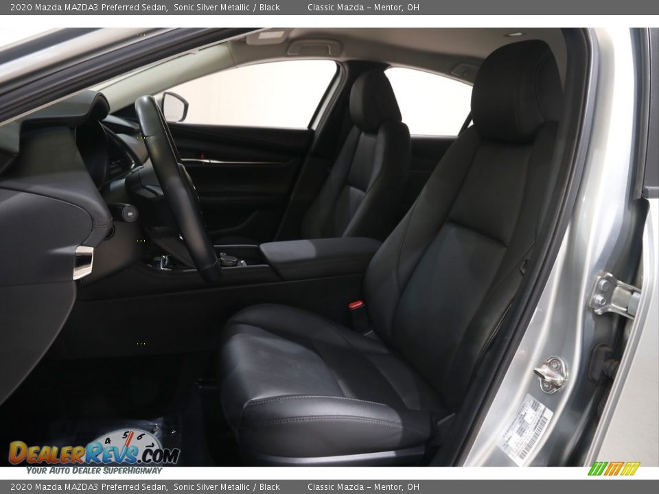 2020 Mazda MAZDA3 Preferred Sedan Sonic Silver Metallic / Black Photo #5