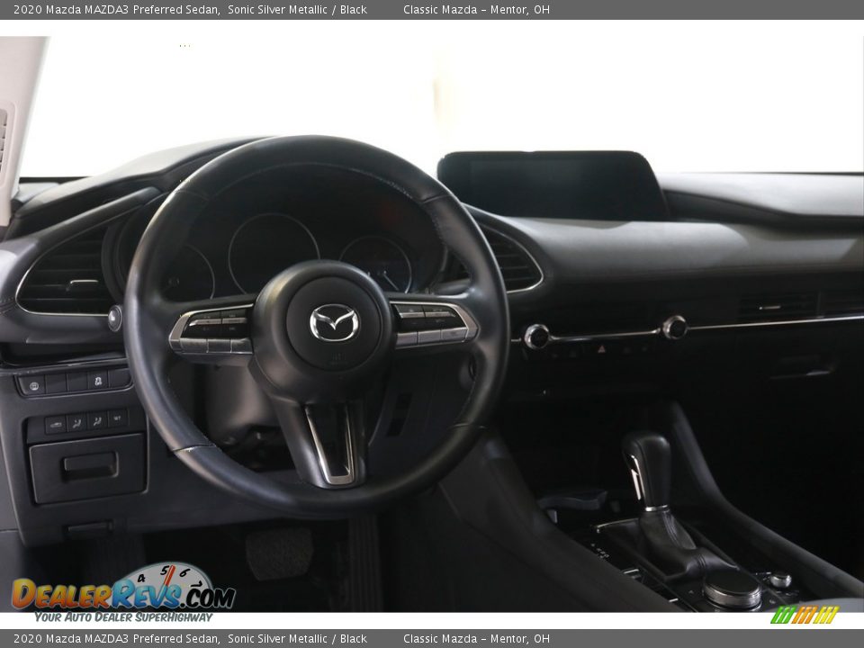 2020 Mazda MAZDA3 Preferred Sedan Sonic Silver Metallic / Black Photo #6