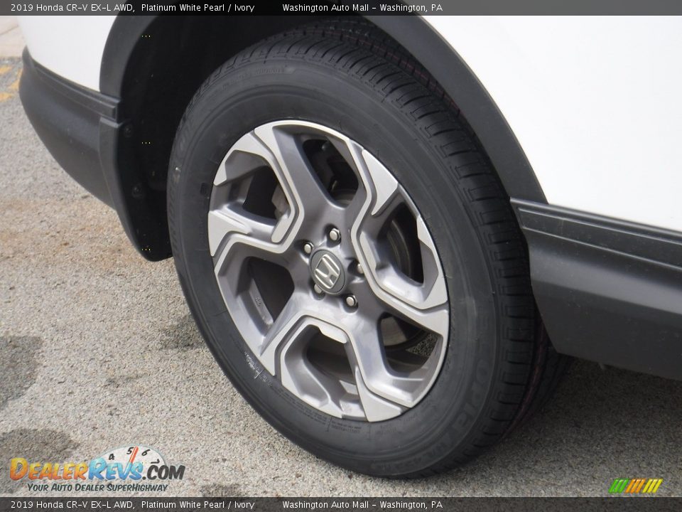 2019 Honda CR-V EX-L AWD Platinum White Pearl / Ivory Photo #4
