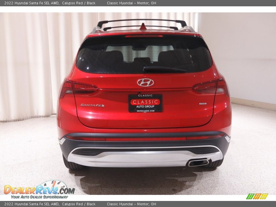 2022 Hyundai Santa Fe SEL AWD Calypso Red / Black Photo #18