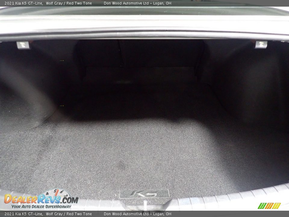 2021 Kia K5 GT-Line Wolf Gray / Red Two Tone Photo #12