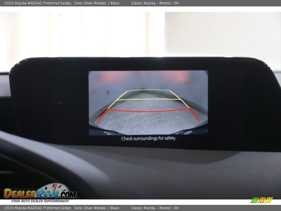 2020 Mazda MAZDA3 Preferred Sedan Sonic Silver Metallic / Black Photo #12