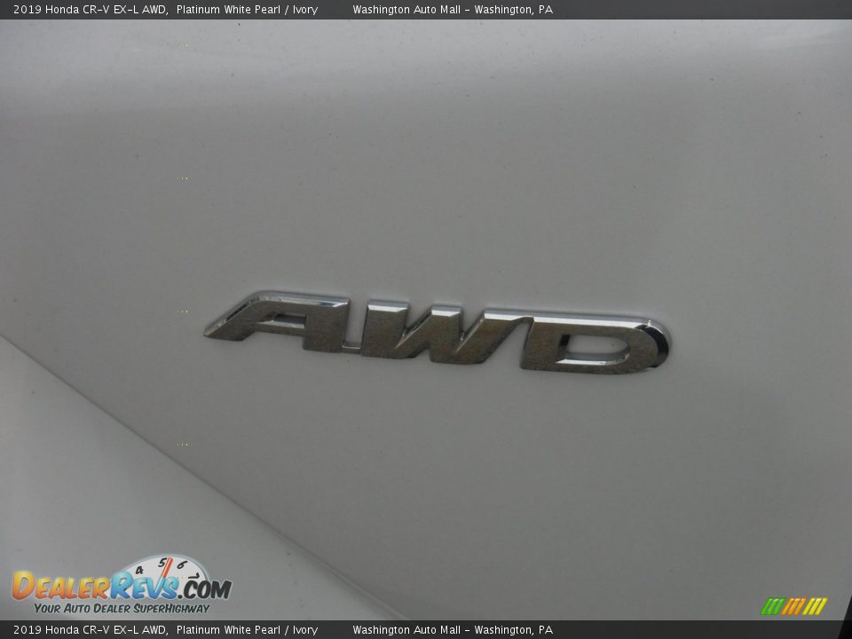 2019 Honda CR-V EX-L AWD Platinum White Pearl / Ivory Photo #11