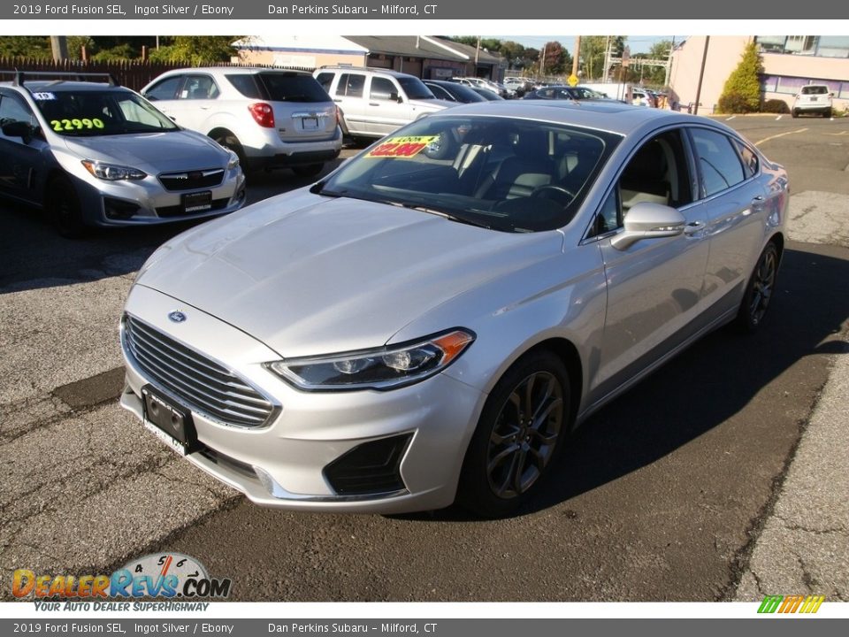 2019 Ford Fusion SEL Ingot Silver / Ebony Photo #1