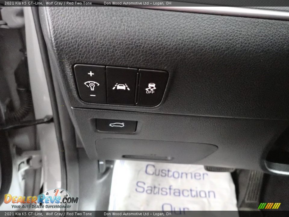 2021 Kia K5 GT-Line Wolf Gray / Red Two Tone Photo #18