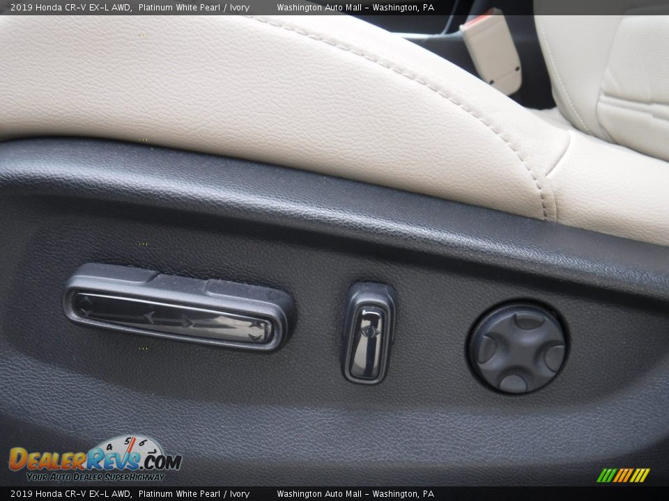 2019 Honda CR-V EX-L AWD Platinum White Pearl / Ivory Photo #15