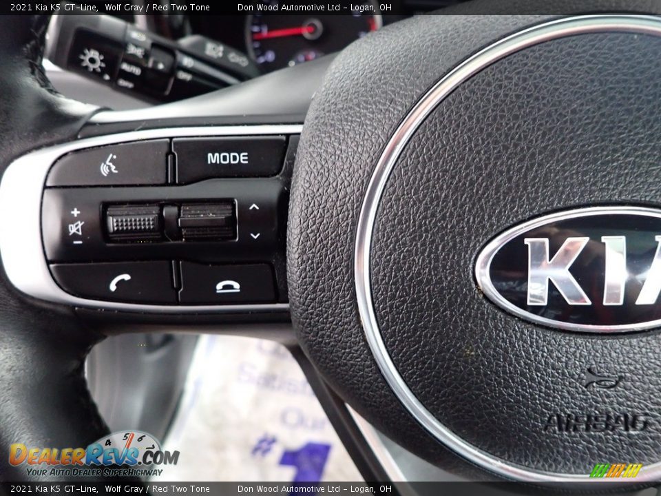 2021 Kia K5 GT-Line Steering Wheel Photo #19