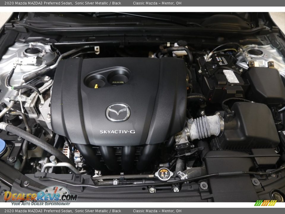 2020 Mazda MAZDA3 Preferred Sedan Sonic Silver Metallic / Black Photo #19