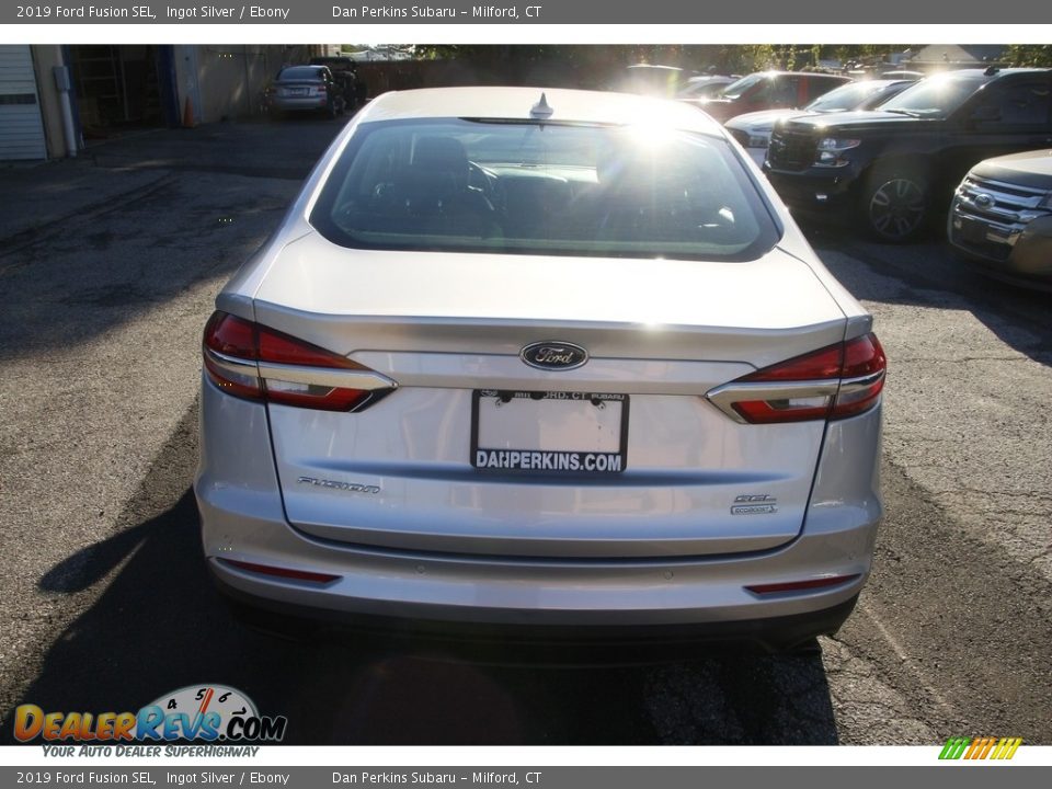 2019 Ford Fusion SEL Ingot Silver / Ebony Photo #6