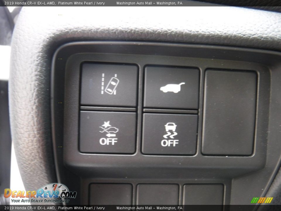 2019 Honda CR-V EX-L AWD Platinum White Pearl / Ivory Photo #17