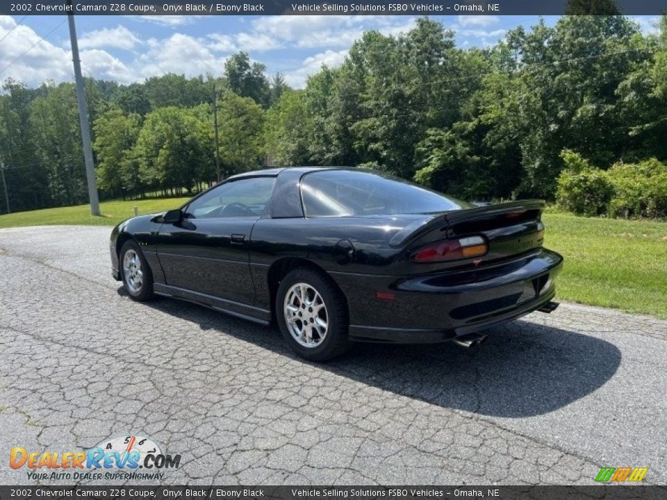 2002 Chevrolet Camaro Z28 Coupe Onyx Black / Ebony Black Photo #2