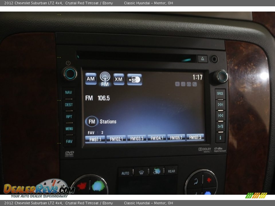 2012 Chevrolet Suburban LTZ 4x4 Crystal Red Tintcoat / Ebony Photo #11
