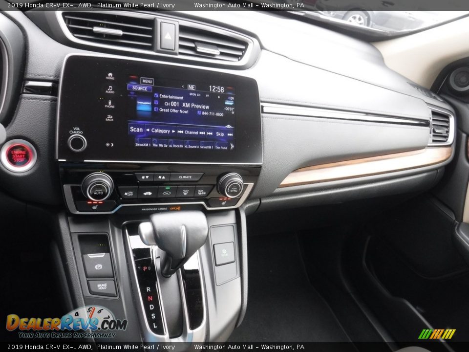 2019 Honda CR-V EX-L AWD Platinum White Pearl / Ivory Photo #20