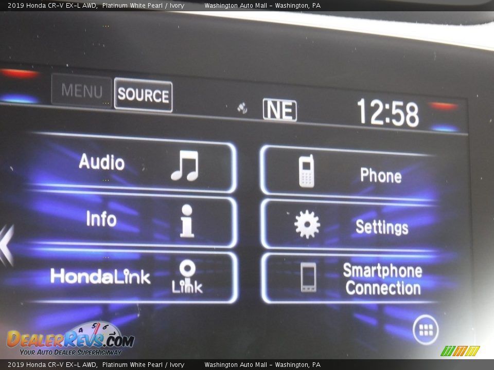 2019 Honda CR-V EX-L AWD Platinum White Pearl / Ivory Photo #21