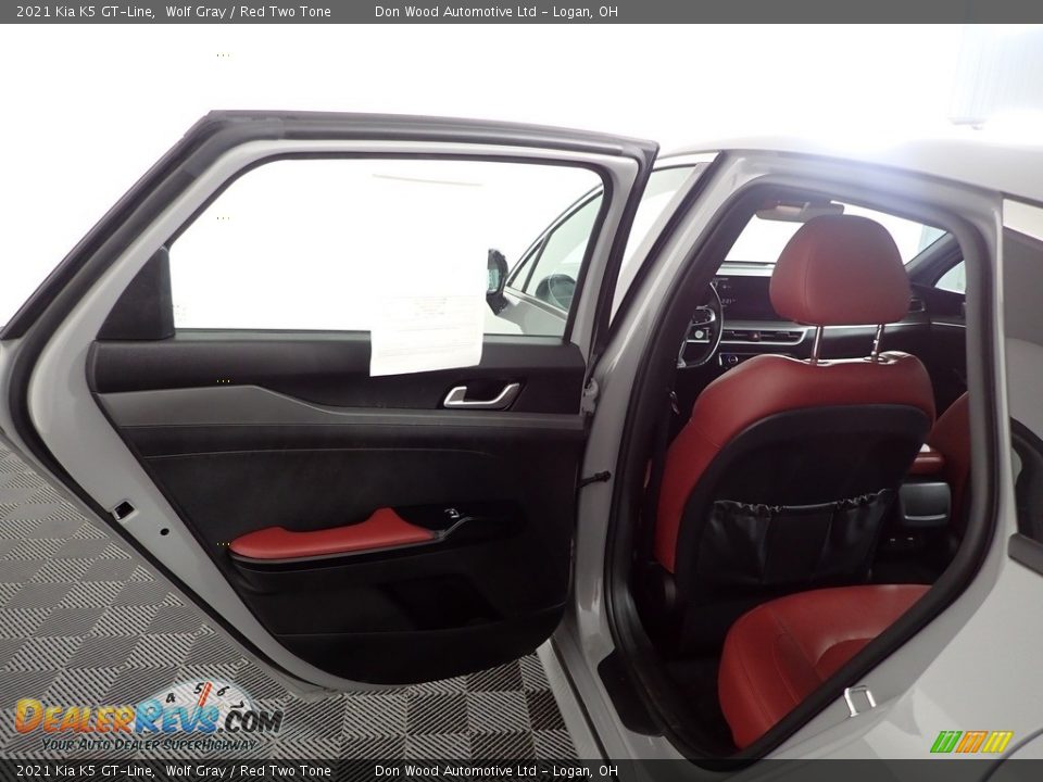 2021 Kia K5 GT-Line Wolf Gray / Red Two Tone Photo #25