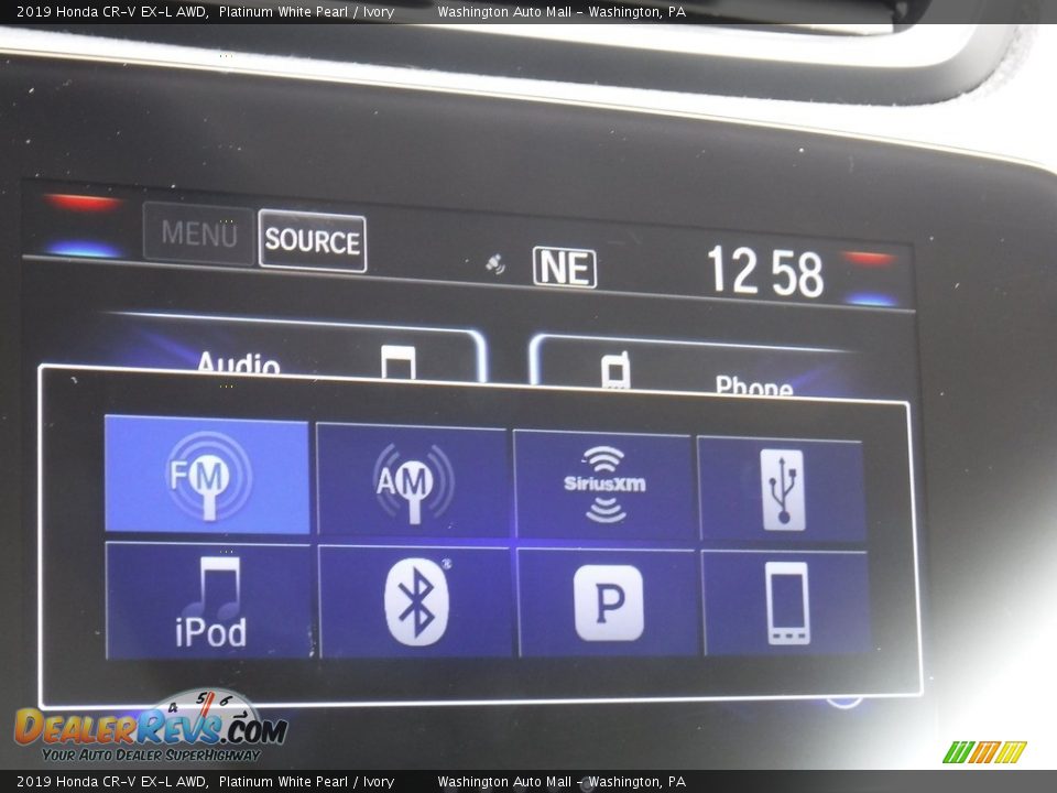 2019 Honda CR-V EX-L AWD Platinum White Pearl / Ivory Photo #22