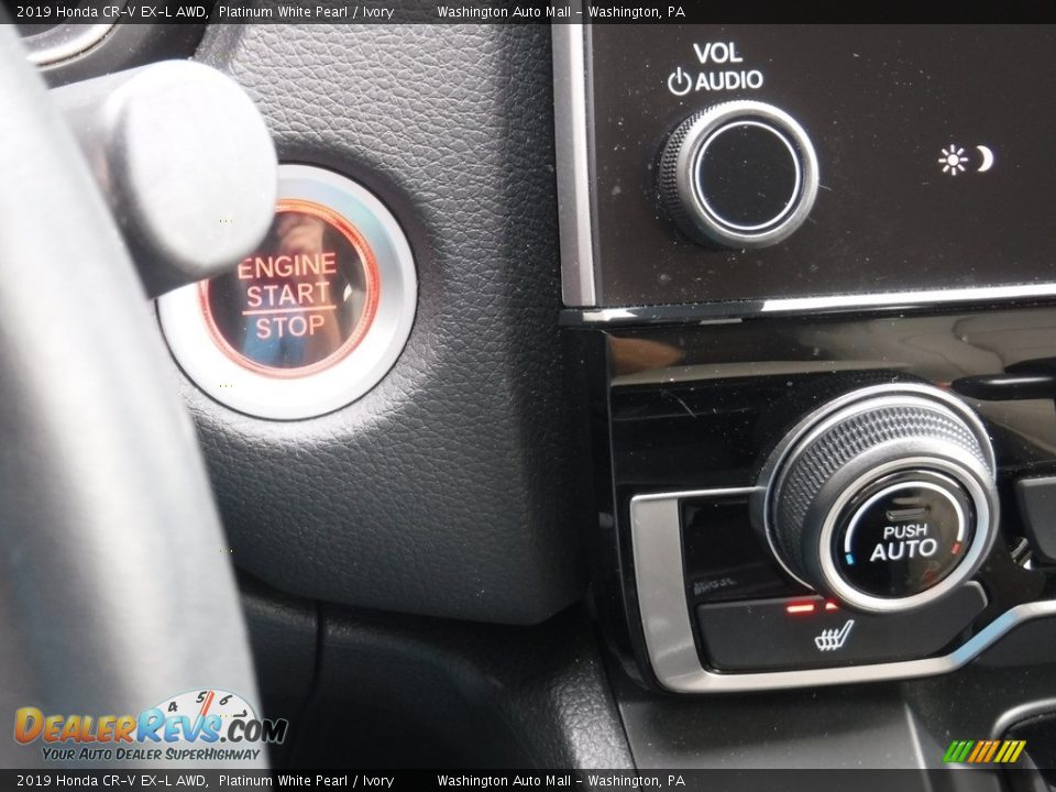 2019 Honda CR-V EX-L AWD Platinum White Pearl / Ivory Photo #23