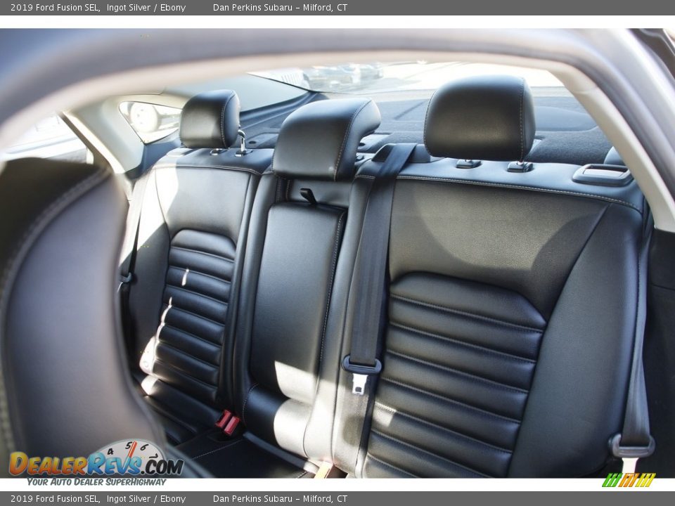 2019 Ford Fusion SEL Ingot Silver / Ebony Photo #13