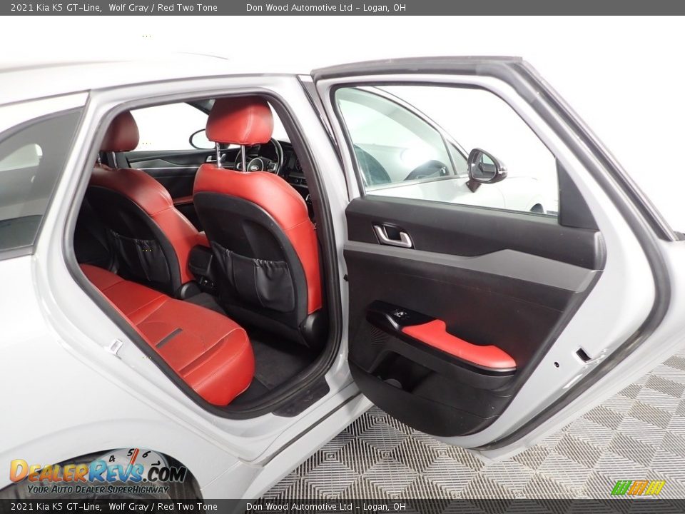 2021 Kia K5 GT-Line Wolf Gray / Red Two Tone Photo #30