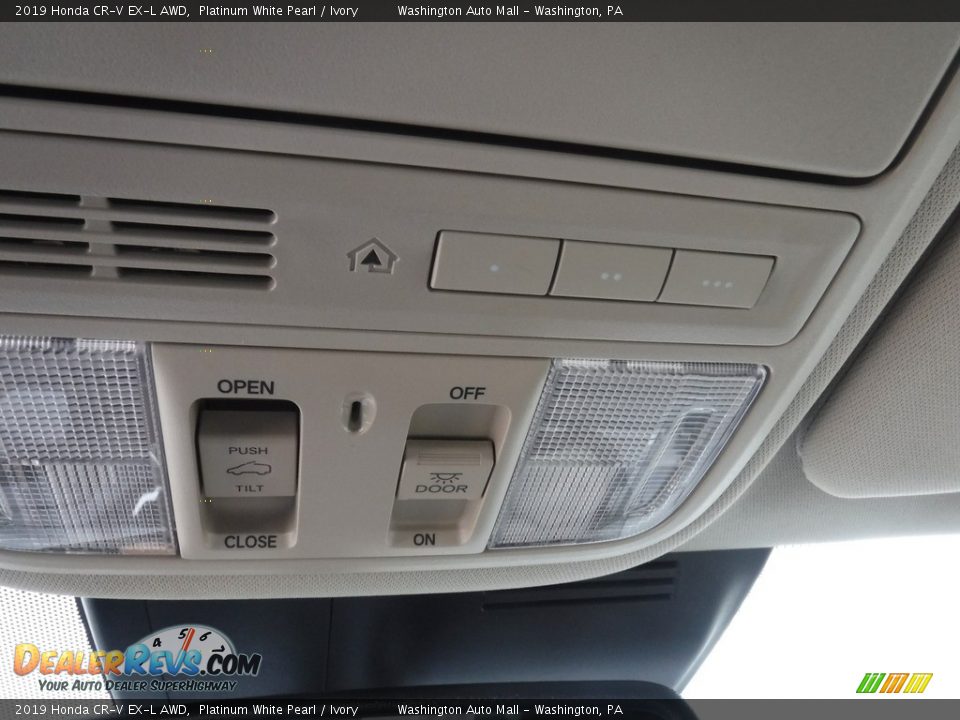 2019 Honda CR-V EX-L AWD Platinum White Pearl / Ivory Photo #26