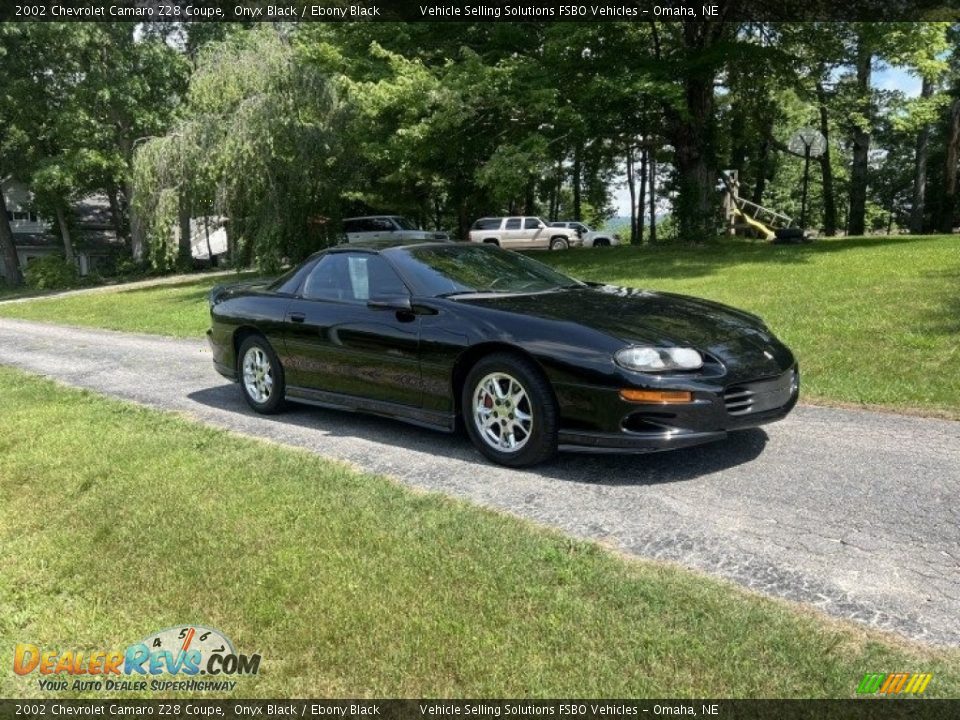 2002 Chevrolet Camaro Z28 Coupe Onyx Black / Ebony Black Photo #10