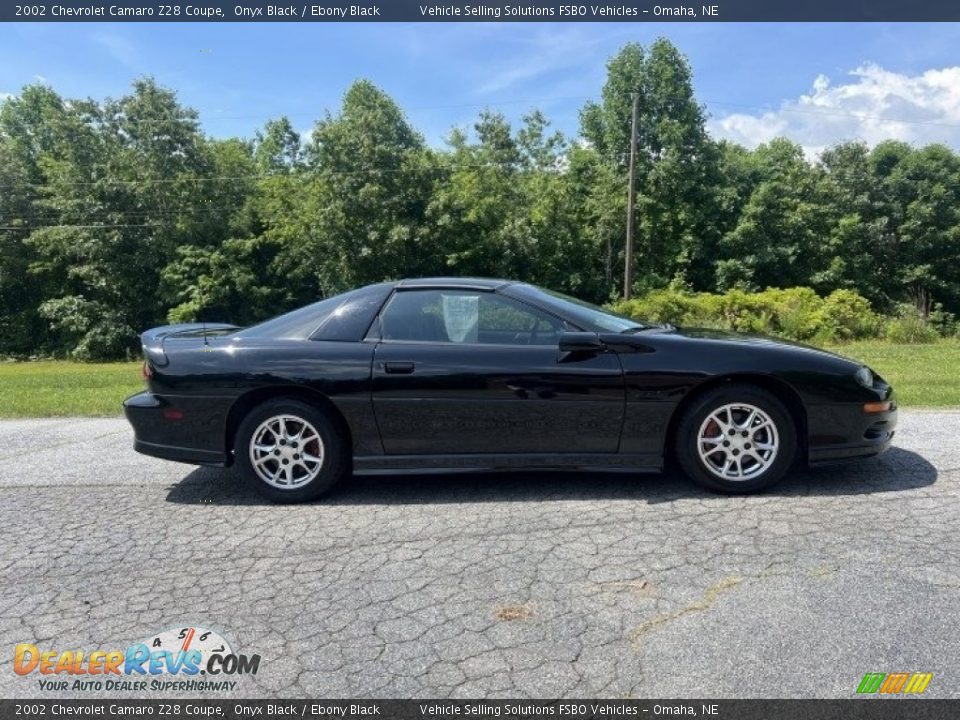 2002 Chevrolet Camaro Z28 Coupe Onyx Black / Ebony Black Photo #11