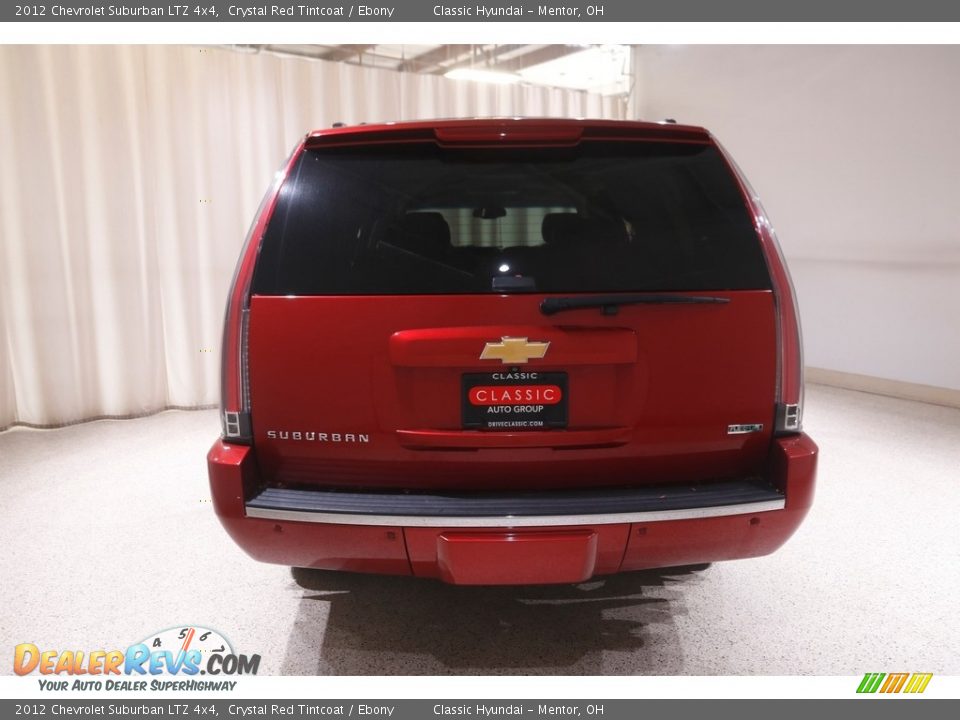 2012 Chevrolet Suburban LTZ 4x4 Crystal Red Tintcoat / Ebony Photo #21