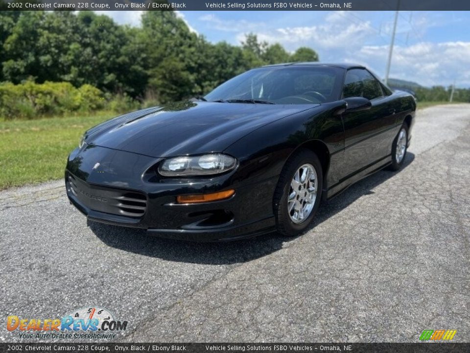 2002 Chevrolet Camaro Z28 Coupe Onyx Black / Ebony Black Photo #12