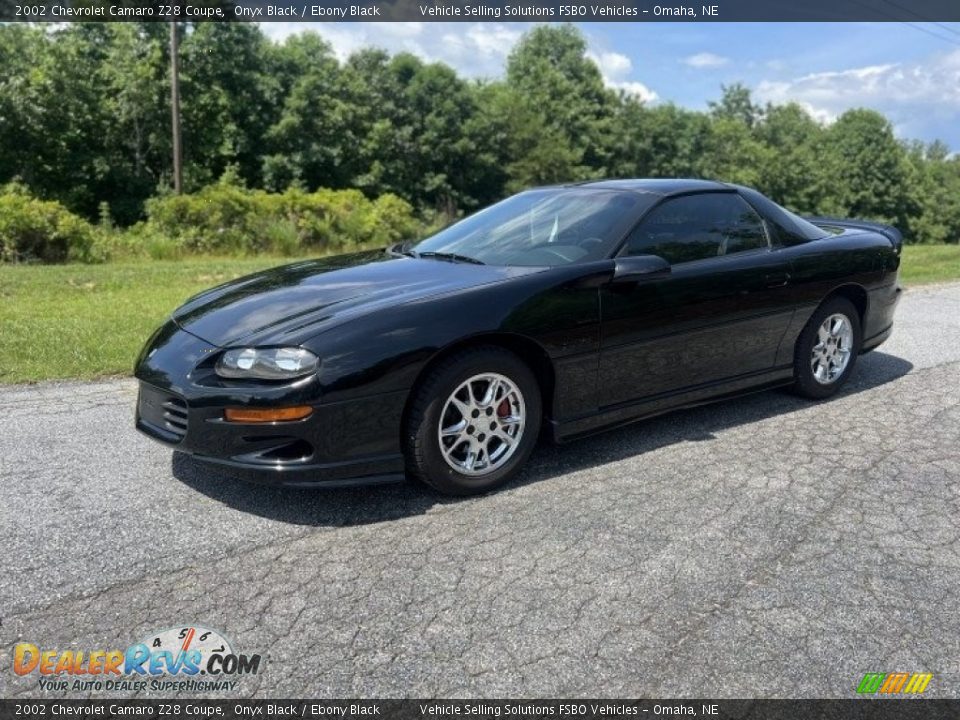 2002 Chevrolet Camaro Z28 Coupe Onyx Black / Ebony Black Photo #13