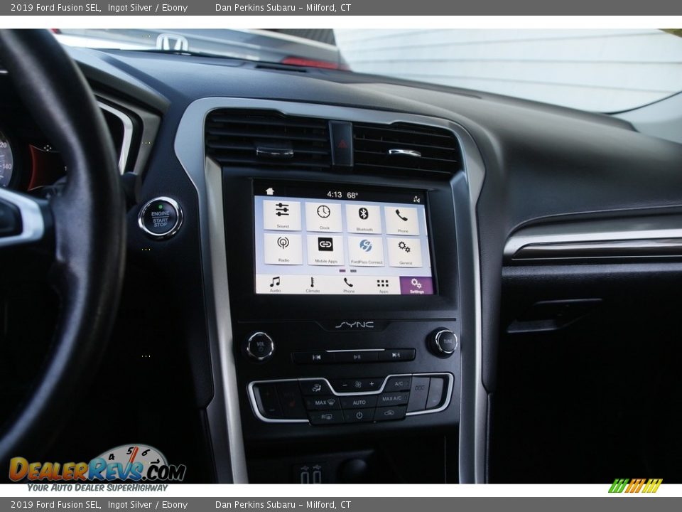 2019 Ford Fusion SEL Ingot Silver / Ebony Photo #20