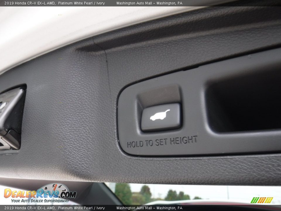 2019 Honda CR-V EX-L AWD Platinum White Pearl / Ivory Photo #31