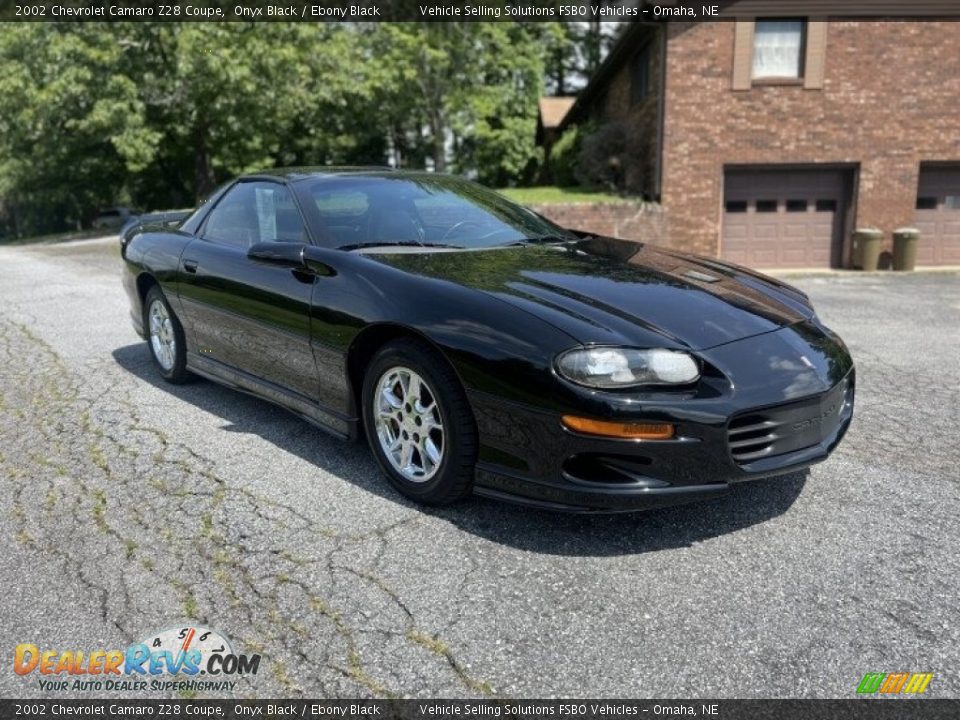 2002 Chevrolet Camaro Z28 Coupe Onyx Black / Ebony Black Photo #15