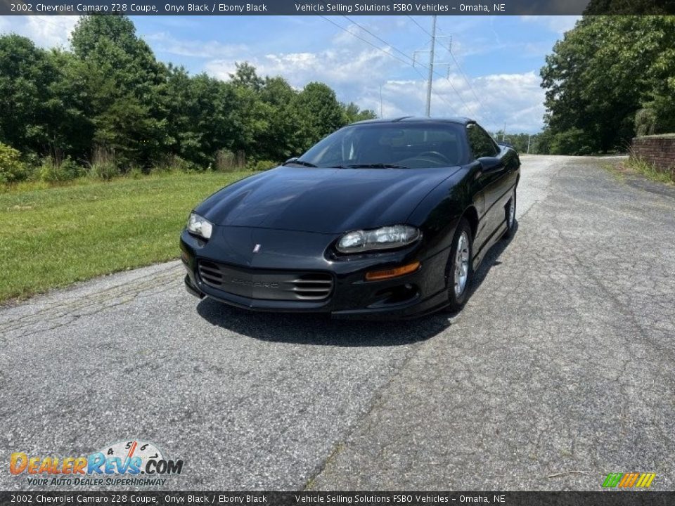 2002 Chevrolet Camaro Z28 Coupe Onyx Black / Ebony Black Photo #16