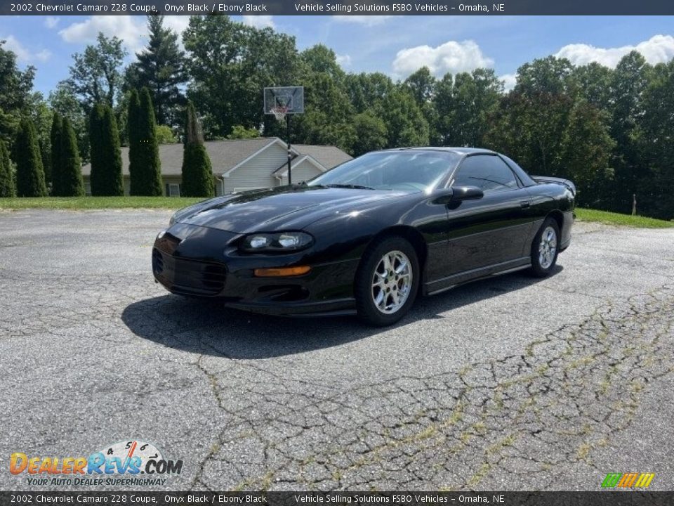 2002 Chevrolet Camaro Z28 Coupe Onyx Black / Ebony Black Photo #17