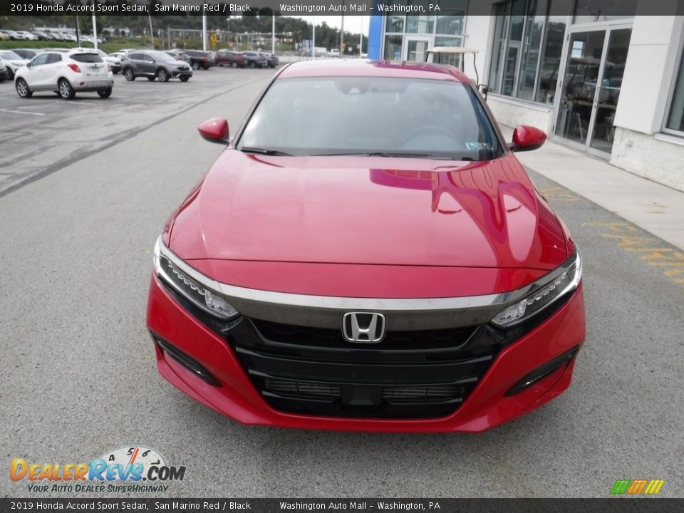 2019 Honda Accord Sport Sedan San Marino Red / Black Photo #3