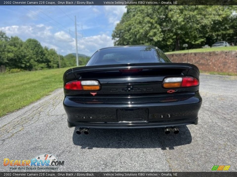 2002 Chevrolet Camaro Z28 Coupe Onyx Black / Ebony Black Photo #20