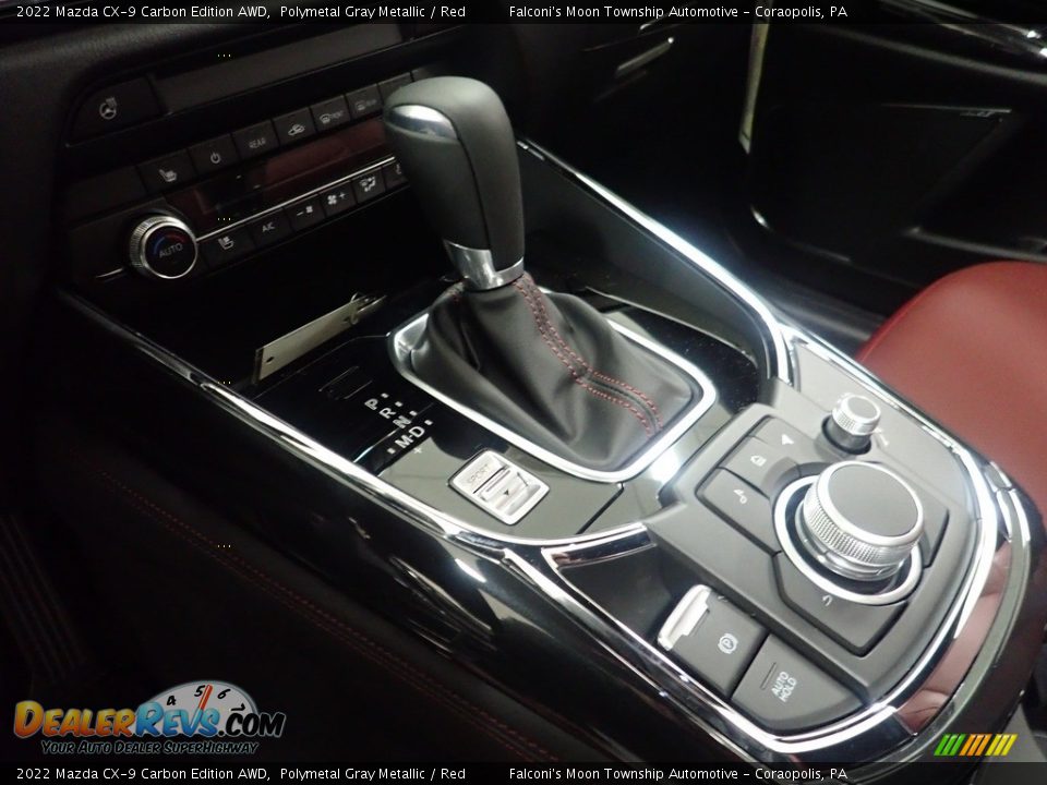 2022 Mazda CX-9 Carbon Edition AWD Polymetal Gray Metallic / Red Photo #16