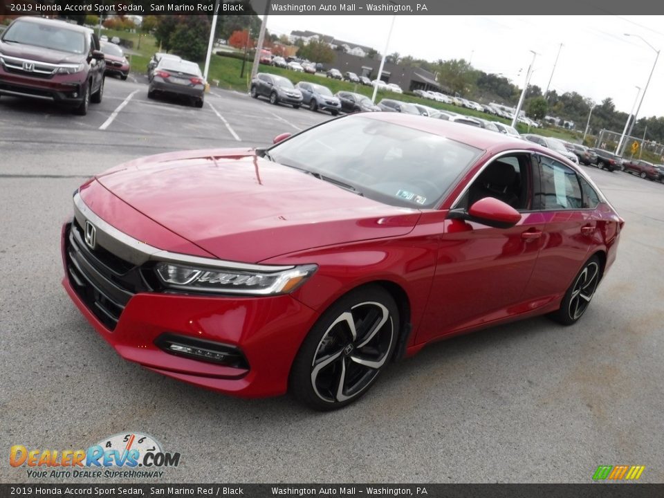 2019 Honda Accord Sport Sedan San Marino Red / Black Photo #4