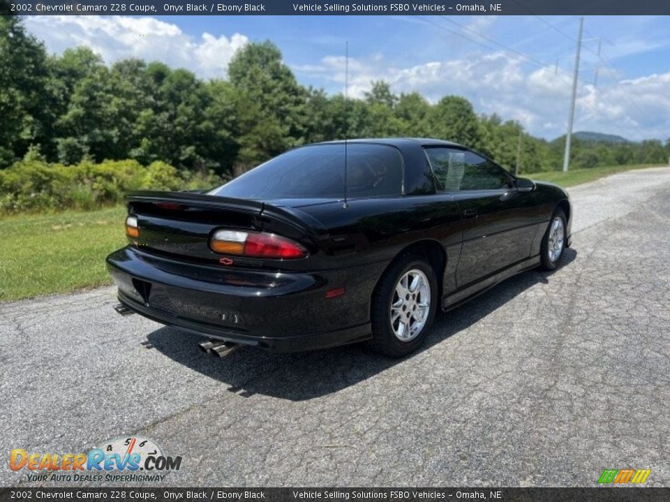 2002 Chevrolet Camaro Z28 Coupe Onyx Black / Ebony Black Photo #21