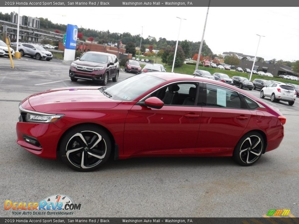 2019 Honda Accord Sport Sedan San Marino Red / Black Photo #5