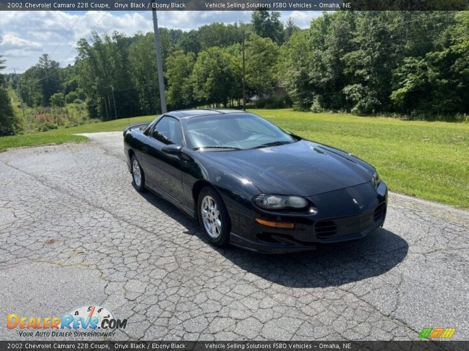 2002 Chevrolet Camaro Z28 Coupe Onyx Black / Ebony Black Photo #22