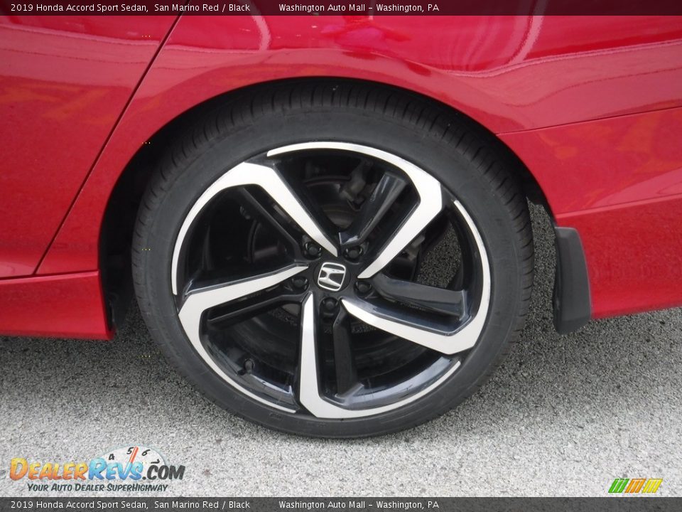 2019 Honda Accord Sport Sedan San Marino Red / Black Photo #6