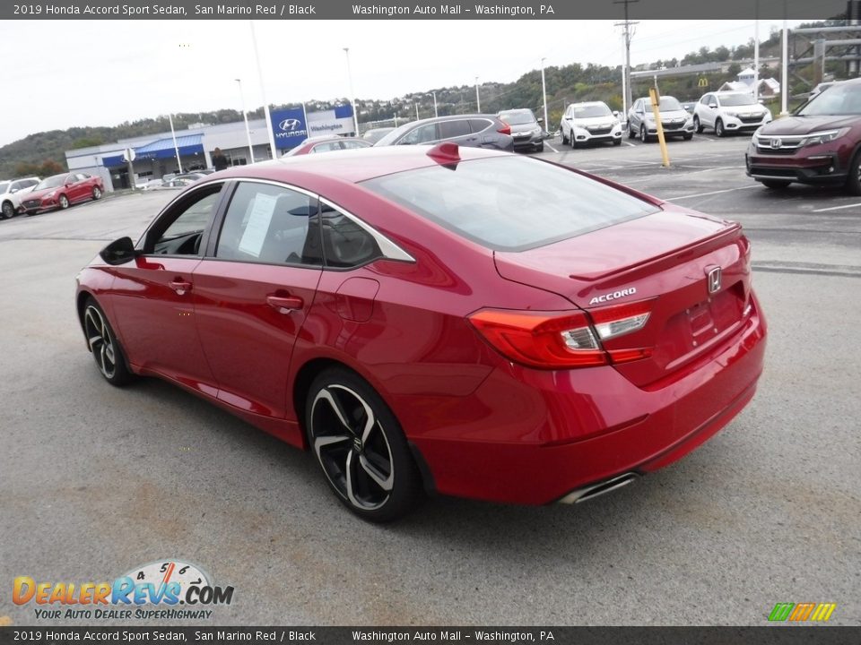 2019 Honda Accord Sport Sedan San Marino Red / Black Photo #7