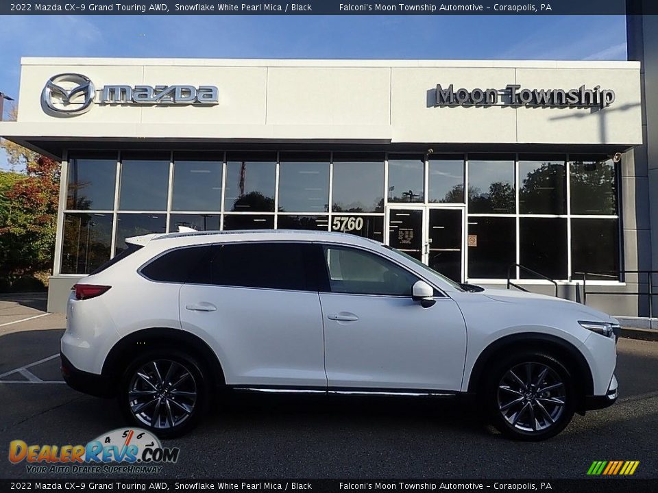 2022 Mazda CX-9 Grand Touring AWD Snowflake White Pearl Mica / Black Photo #1