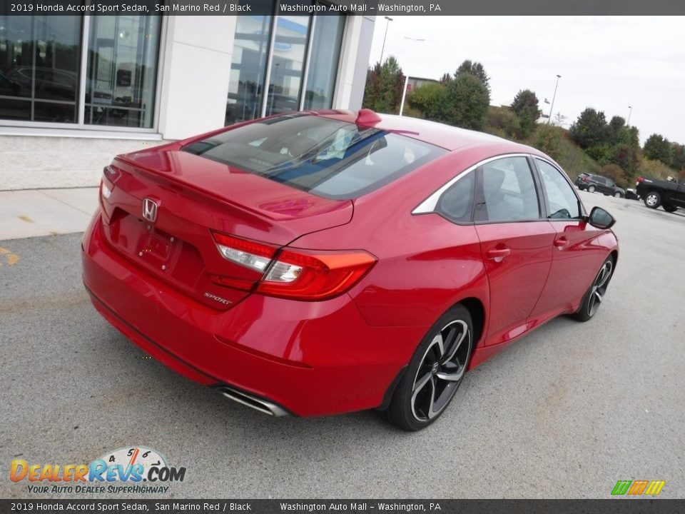 2019 Honda Accord Sport Sedan San Marino Red / Black Photo #9