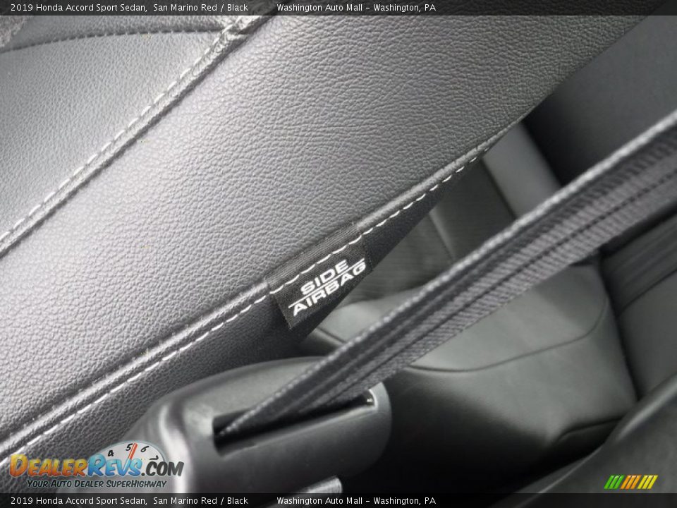 2019 Honda Accord Sport Sedan San Marino Red / Black Photo #14