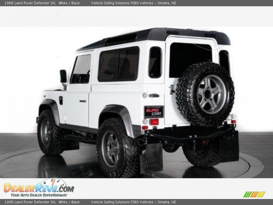 1988 Land Rover Defender 90 White / Black Photo #11